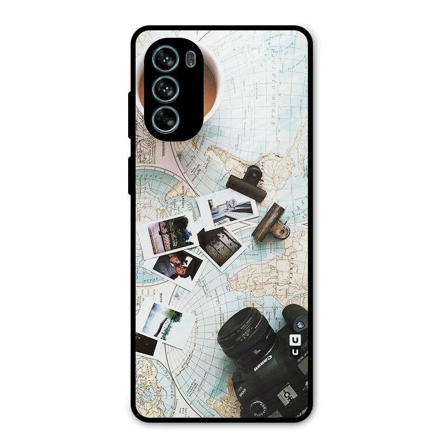 Post Stamps Travel Metal Back Case for Moto G62