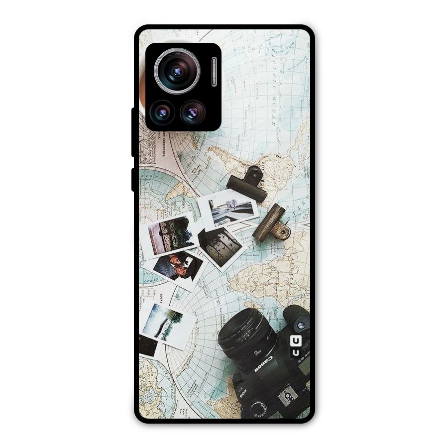 Post Stamps Travel Metal Back Case for Motorola Edge 30 Ultra