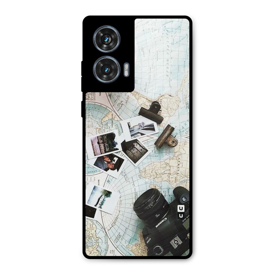 Post Stamps Travel Metal Back Case for Motorola Edge 50 Fusion