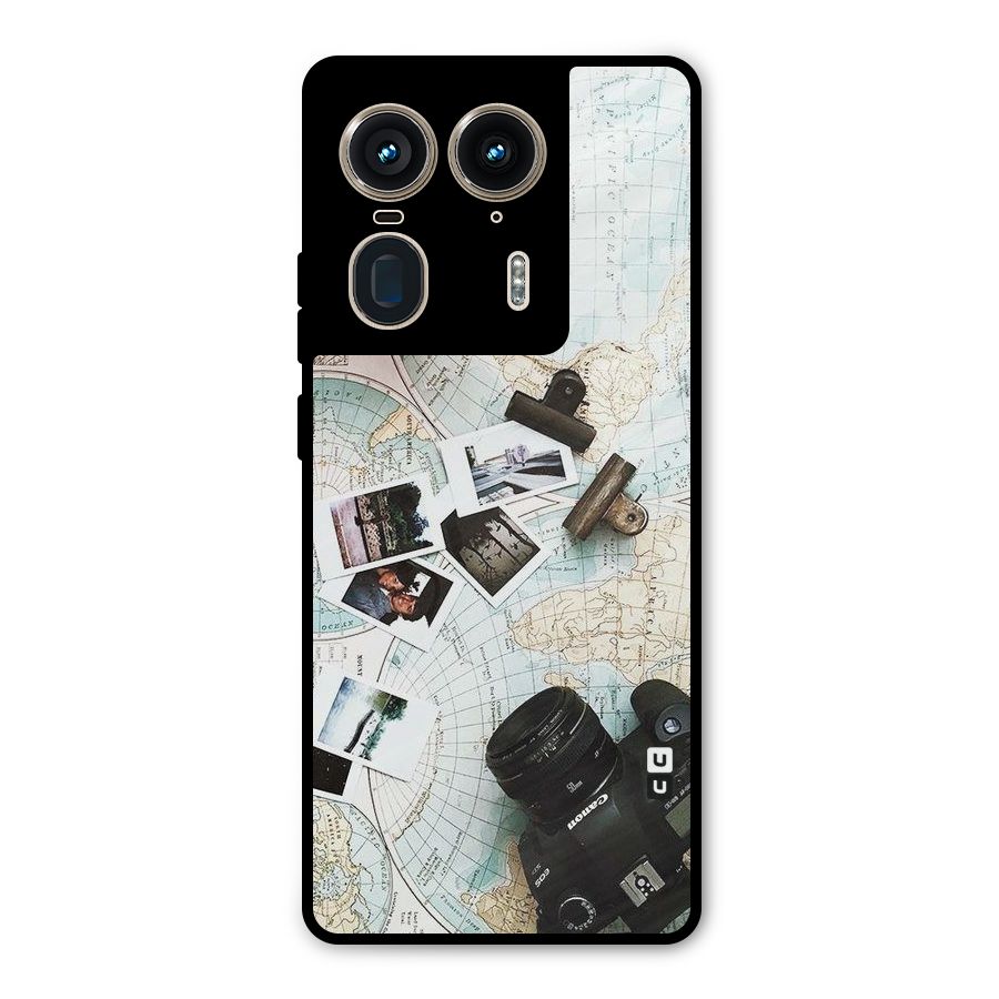 Post Stamps Travel Metal Back Case for Motorola Edge 50 Ultra