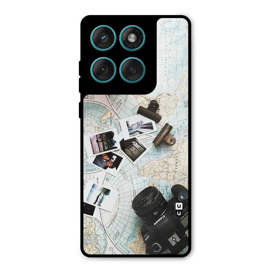 Post Stamps Travel Metal Back Case for Motorola Edge 60