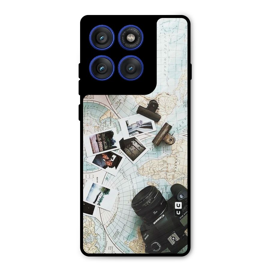 Post Stamps Travel Metal Back Case for Motorola Edge 60 Pro