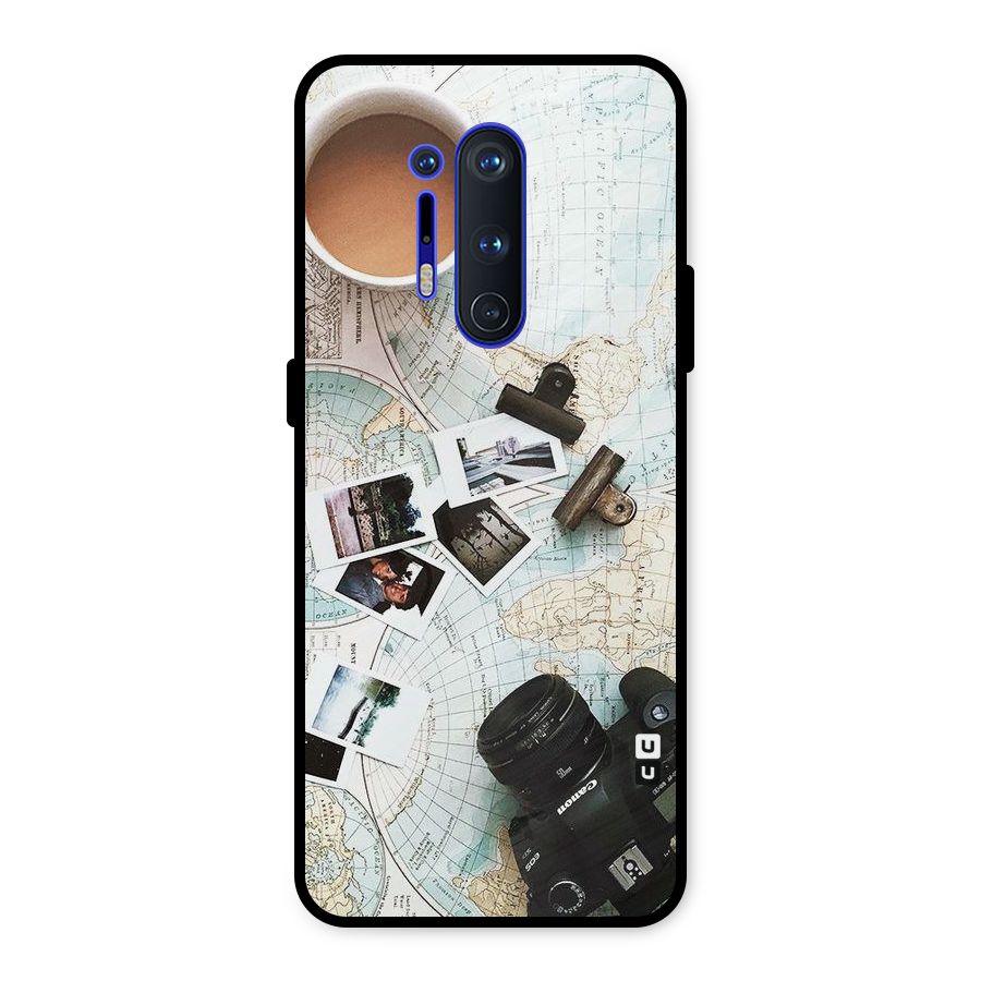 Post Stamps Travel Metal Back Case for OnePlus 8 Pro