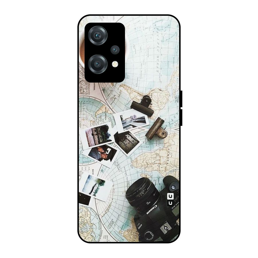 Post Stamps Travel Metal Back Case for OnePlus Nord CE 2 Lite 5G