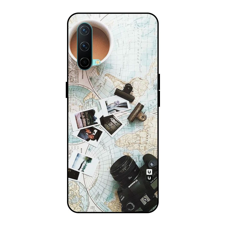 Post Stamps Travel Metal Back Case for OnePlus Nord CE 5G