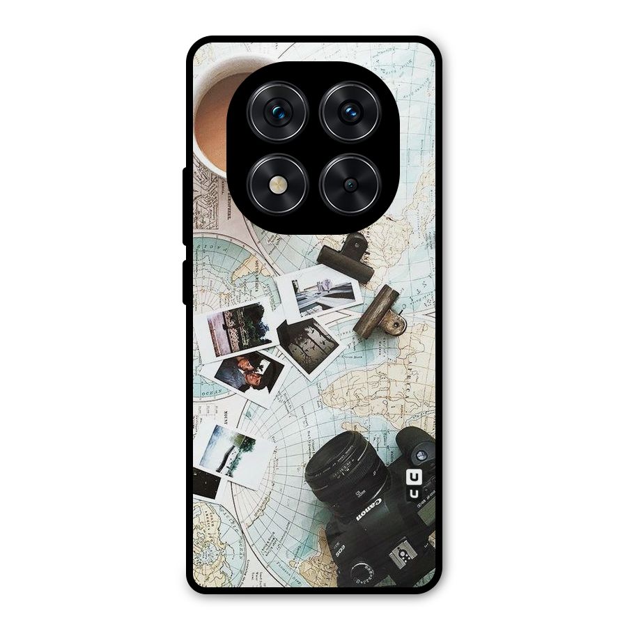 Post Stamps Travel Metal Back Case for Redmi Note 14 Pro 5G