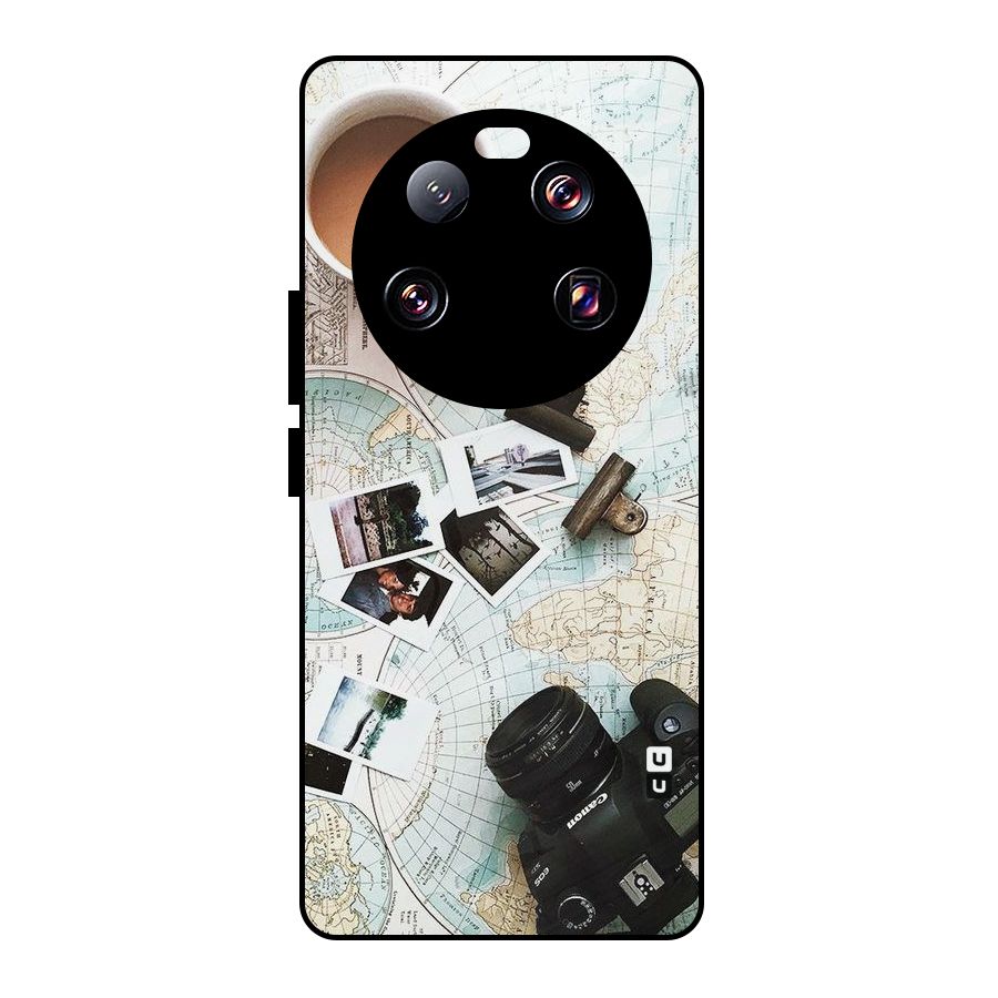 Post Stamps Travel Metal Back Case for Xiaomi 13 Ultra