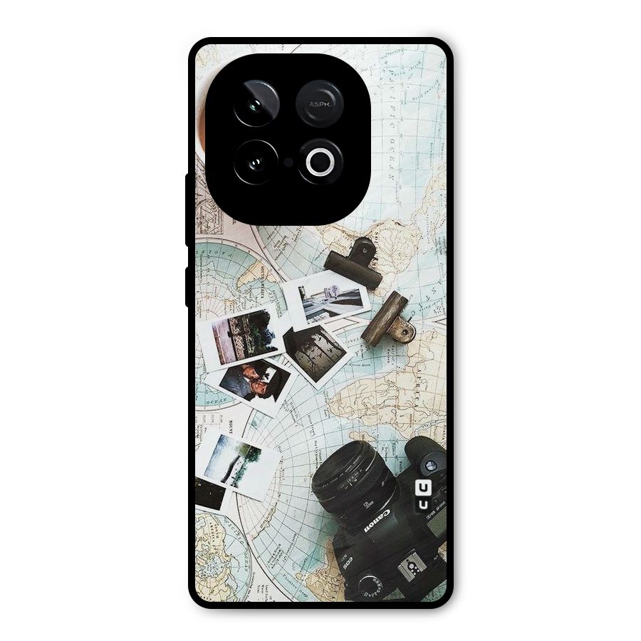 Post Stamps Travel Metal Back Case for iQOO Neo 10