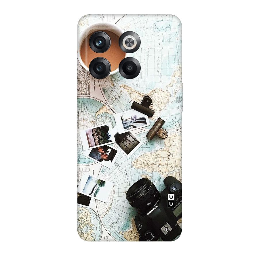 Post Stamps Travel Original Polycarbonate Back Case for OnePlus 10T