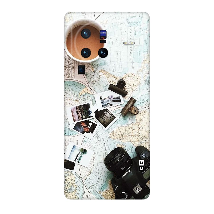 Post Stamps Travel Original Polycarbonate Back Case for Vivo X80