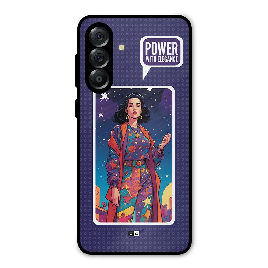 Power With Elegance Metal Back Case for Galaxy A56