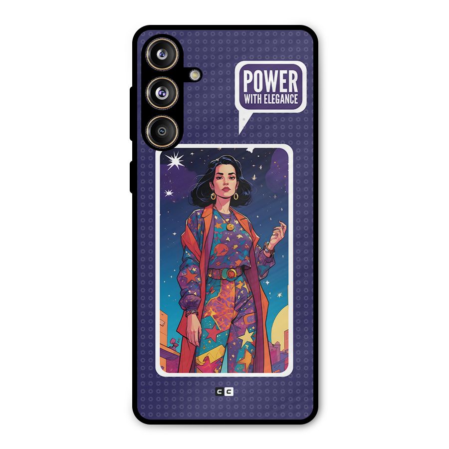 Power With Elegance Metal Back Case for Galaxy F55