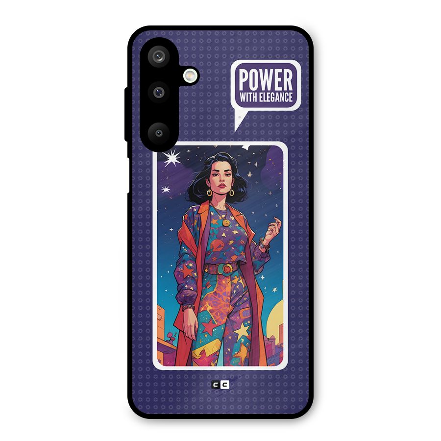 Power With Elegance Metal Back Case for Galaxy M16
