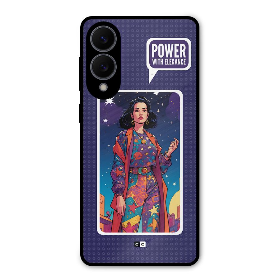 Power With Elegance Metal Back Case for Galaxy S25 Edge