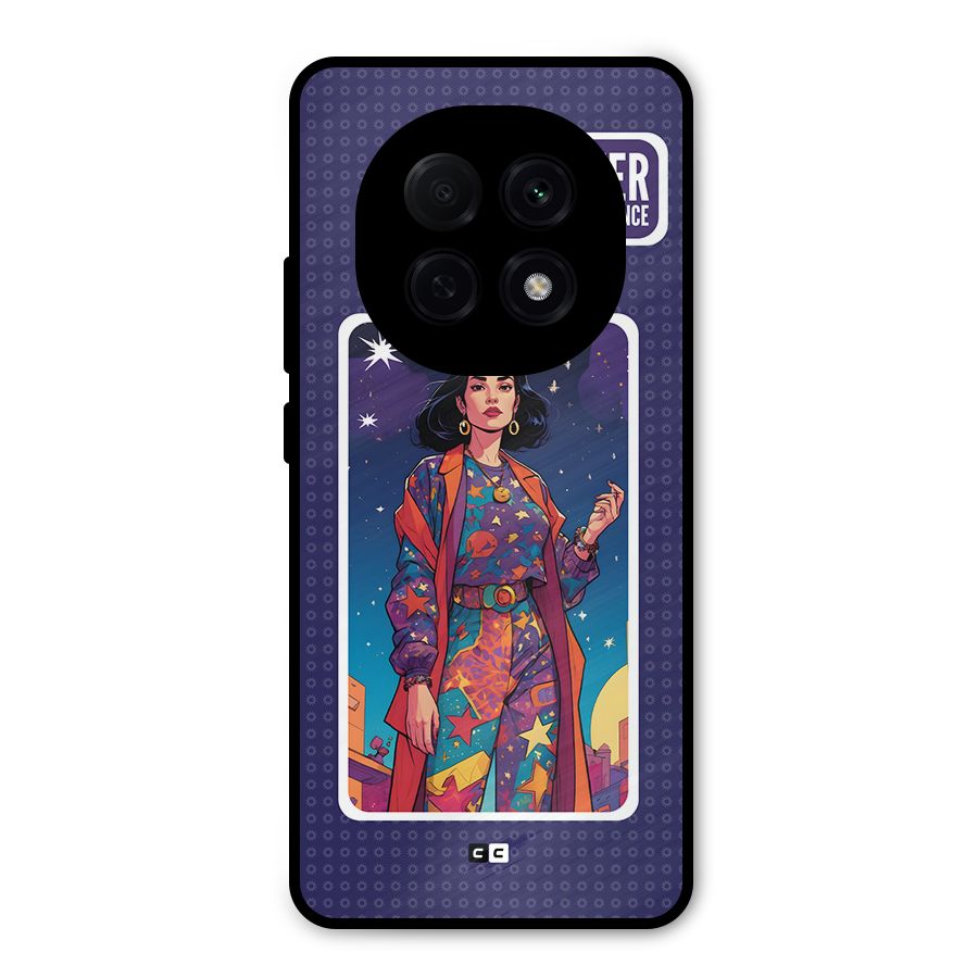 Power With Elegance Metal Back Case for Oppo F29 Pro