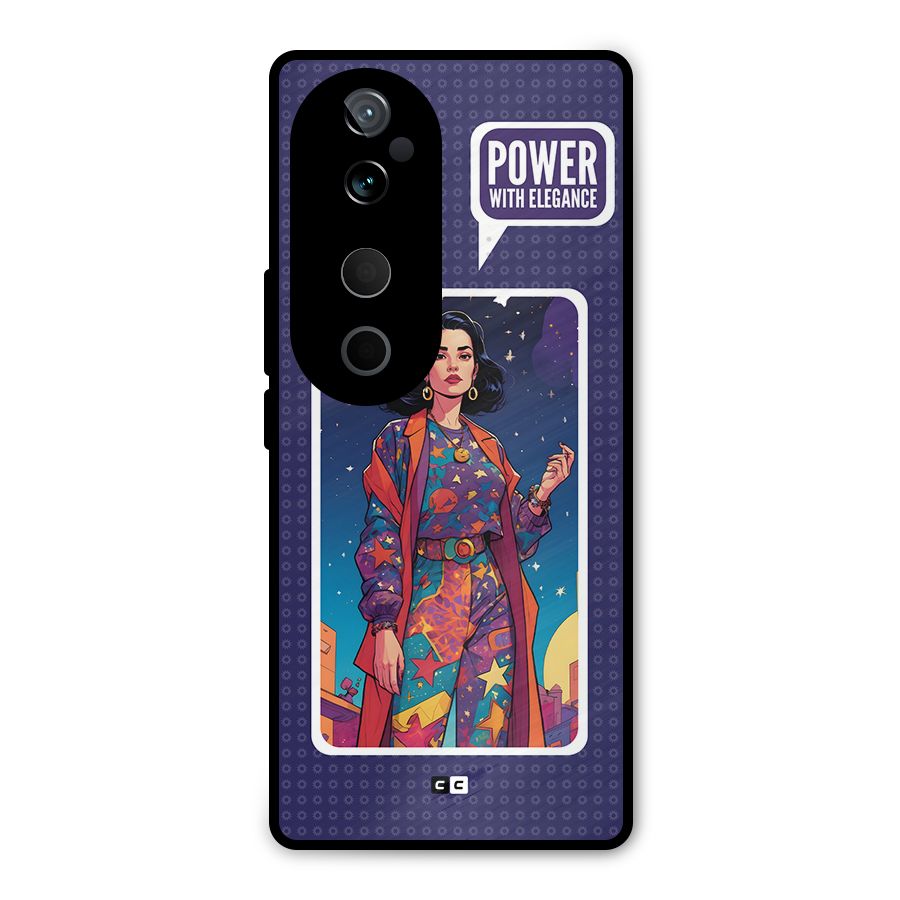 Power With Elegance Metal Back Case for Vivo T3 Ultra