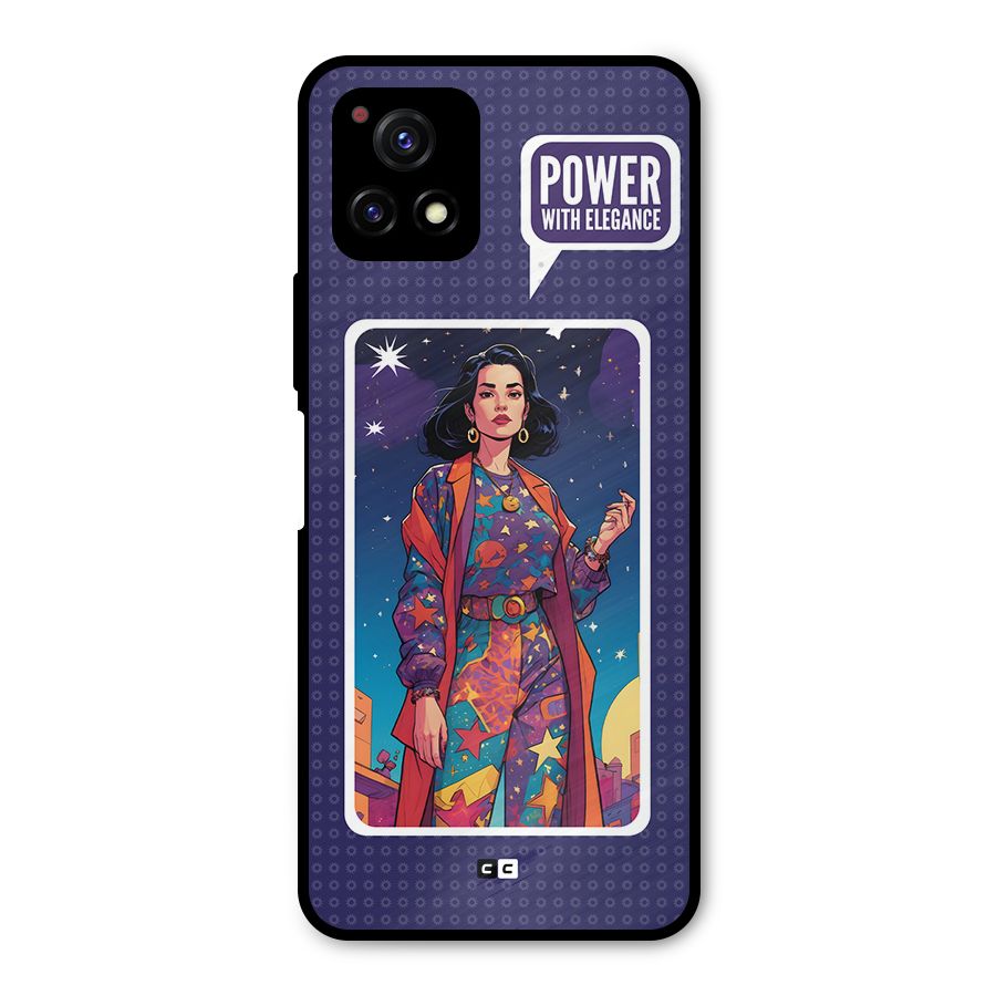 Power With Elegance Metal Back Case for Vivo Y72 5G