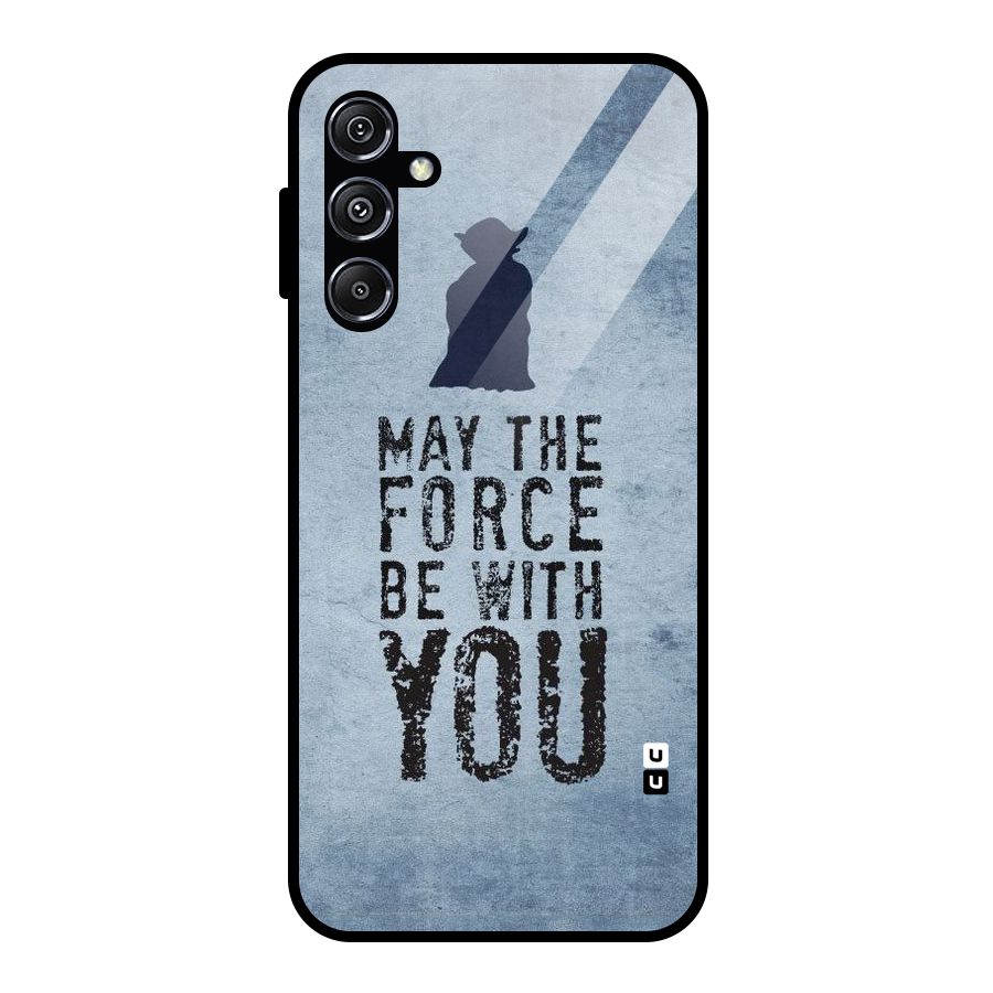 Power With You Glass Back Case for Galaxy M34 5G