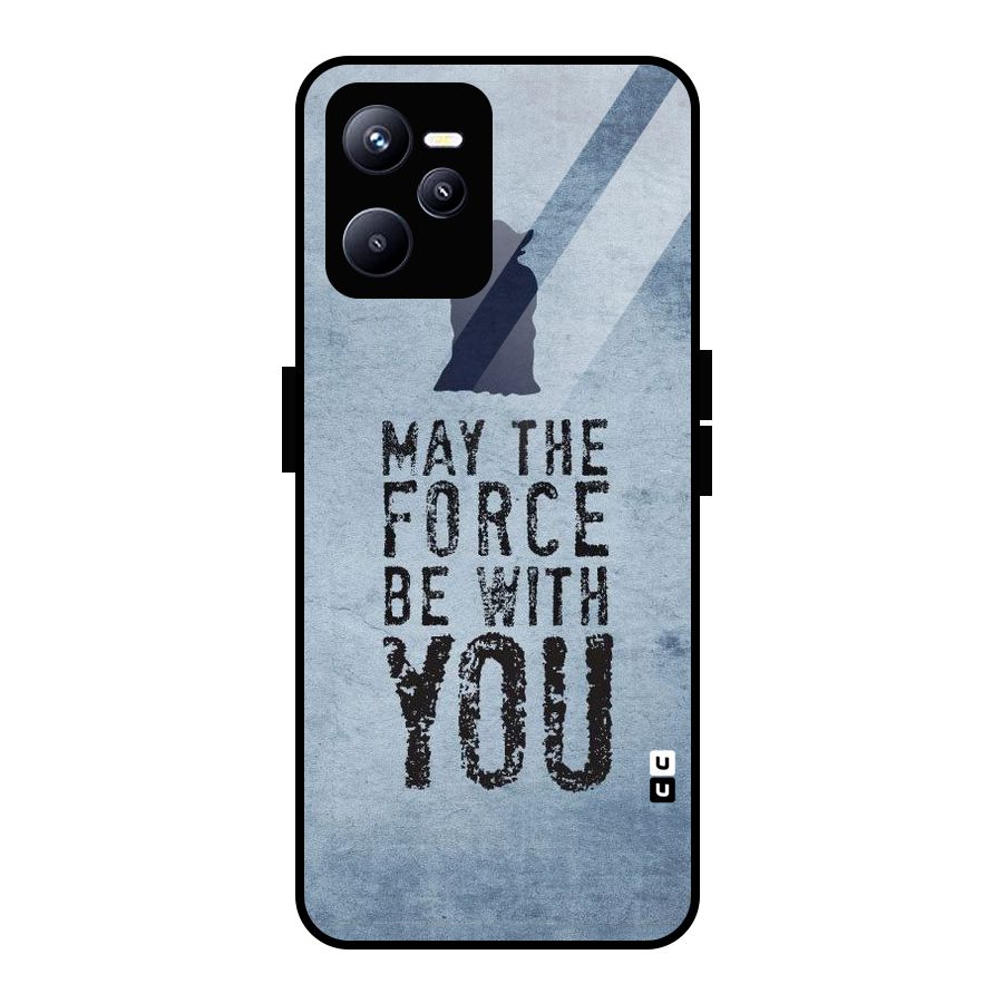 Power With You Glass Back Case for Realme C35