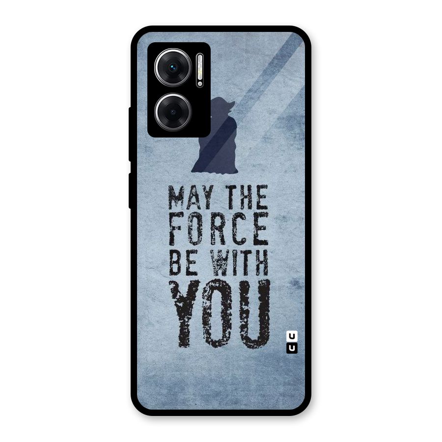 Power With You Glass Back Case for Redmi 11 Prime 5G