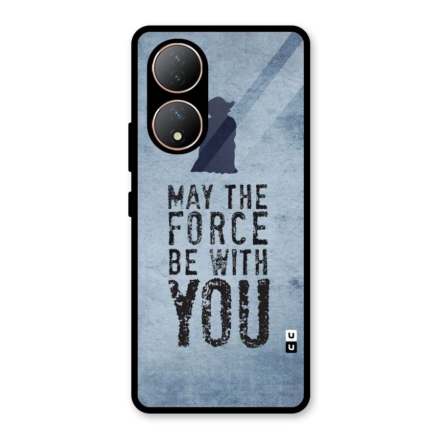 Power With You Glass Back Case for Vivo Y100A