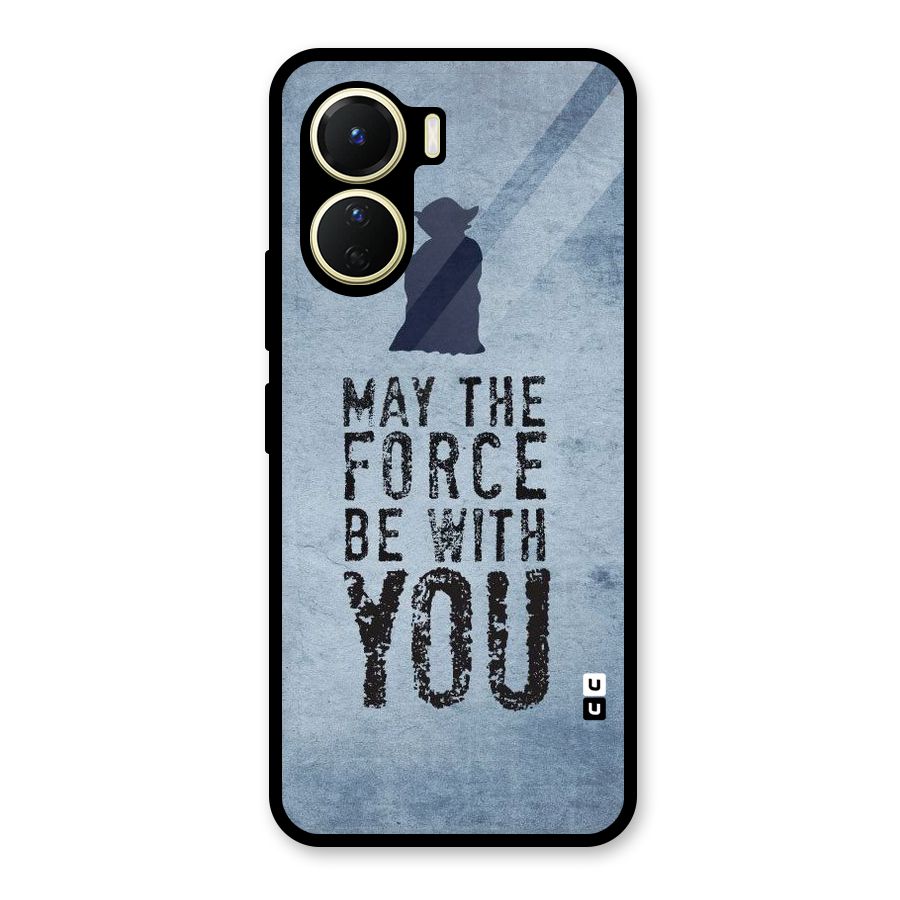 Power With You Glass Back Case for Vivo Y56
