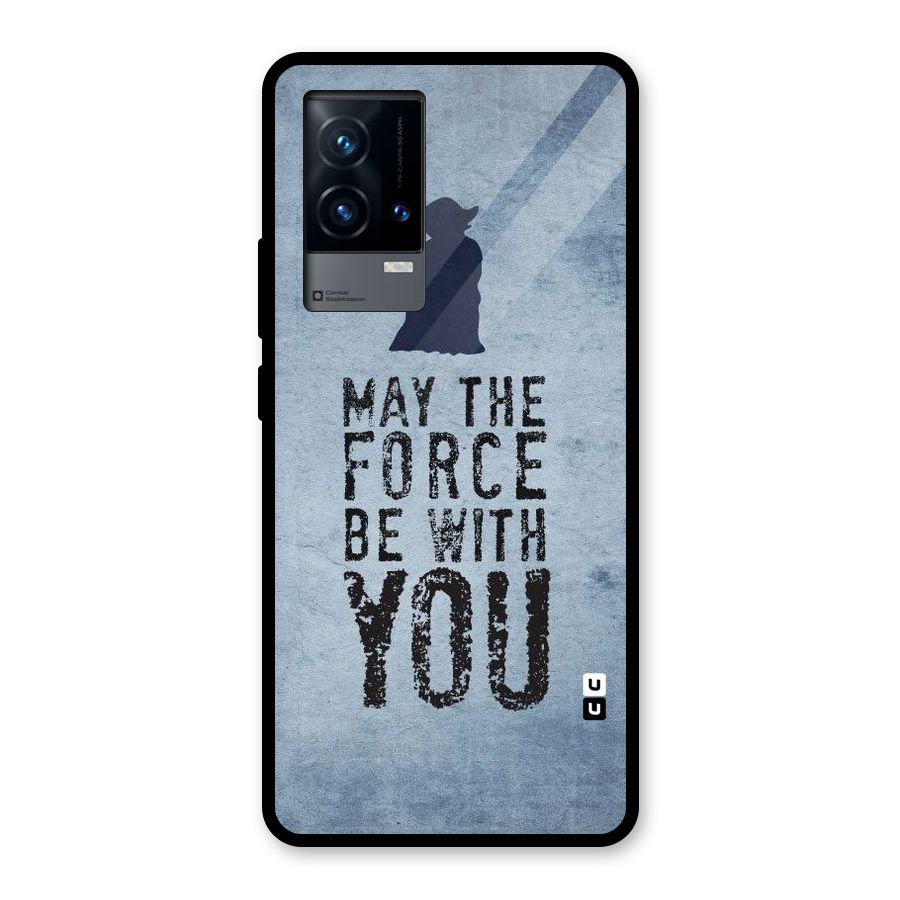 Power With You Glass Back Case for iQOO 9 5G