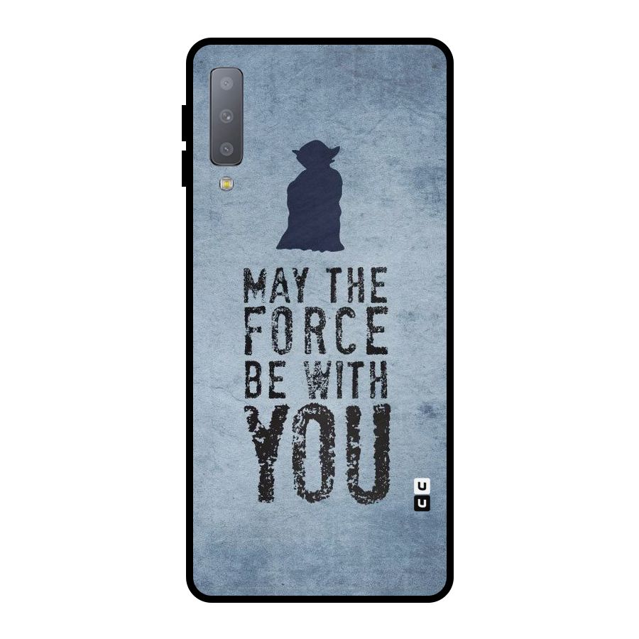 Power With You Metal Back Case for Galaxy A7 (2018)