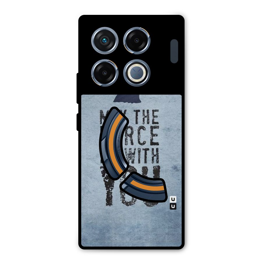 Power With You Metal Back Case for Infinix GT 20 Pro
