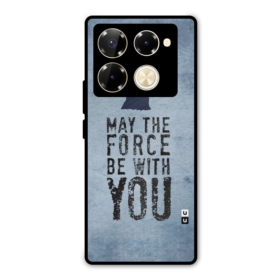 Power With You Metal Back Case for Infinix Note 40 Pro Plus