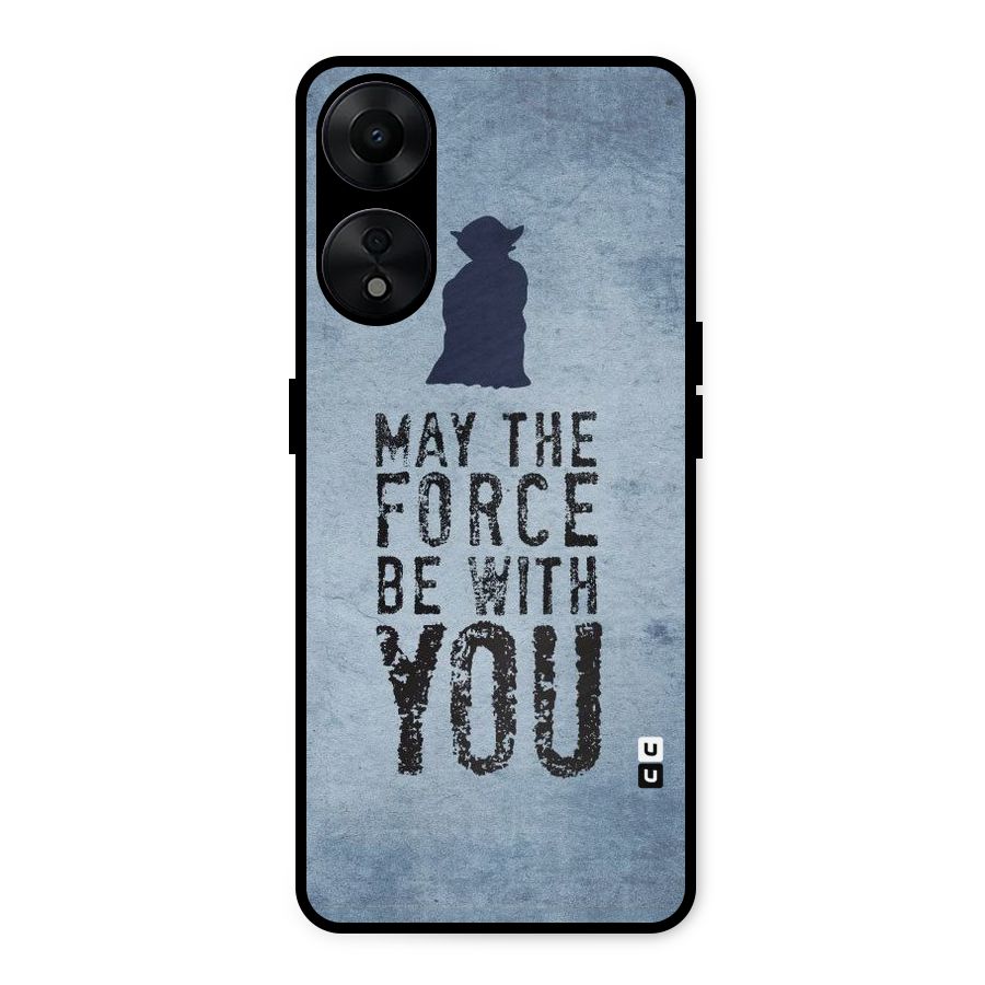 Power With You Metal Back Case for Oppo A78 5G