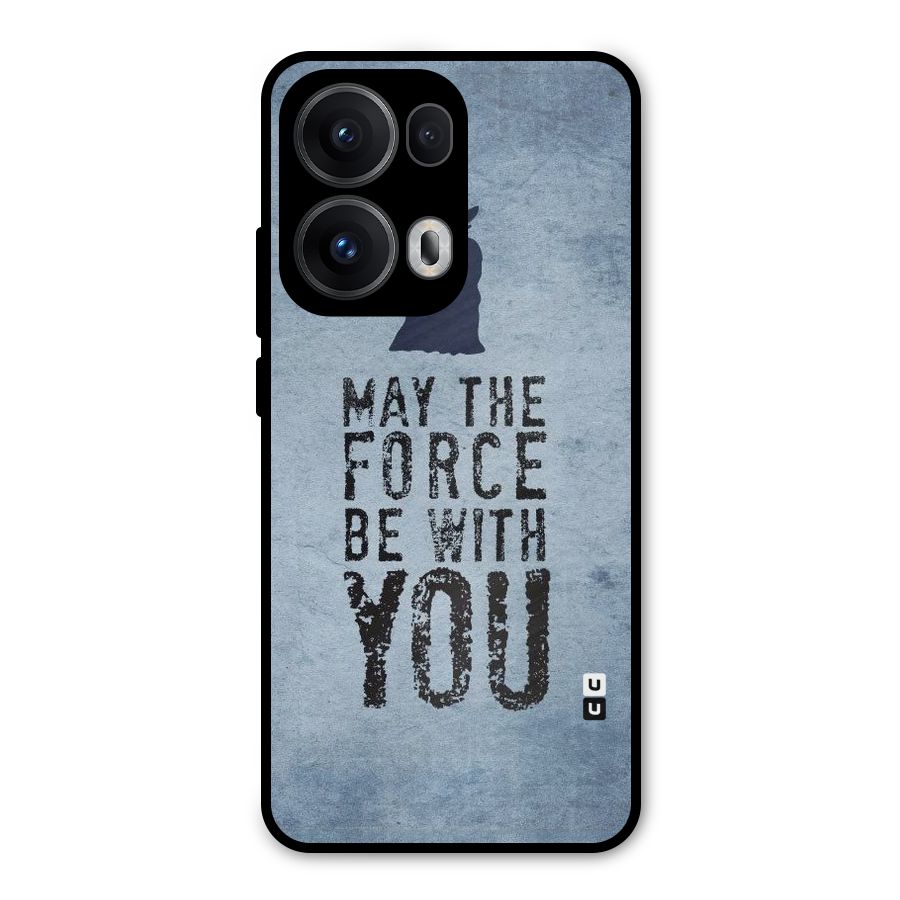 Power With You Metal Back Case for Oppo Reno13 Pro