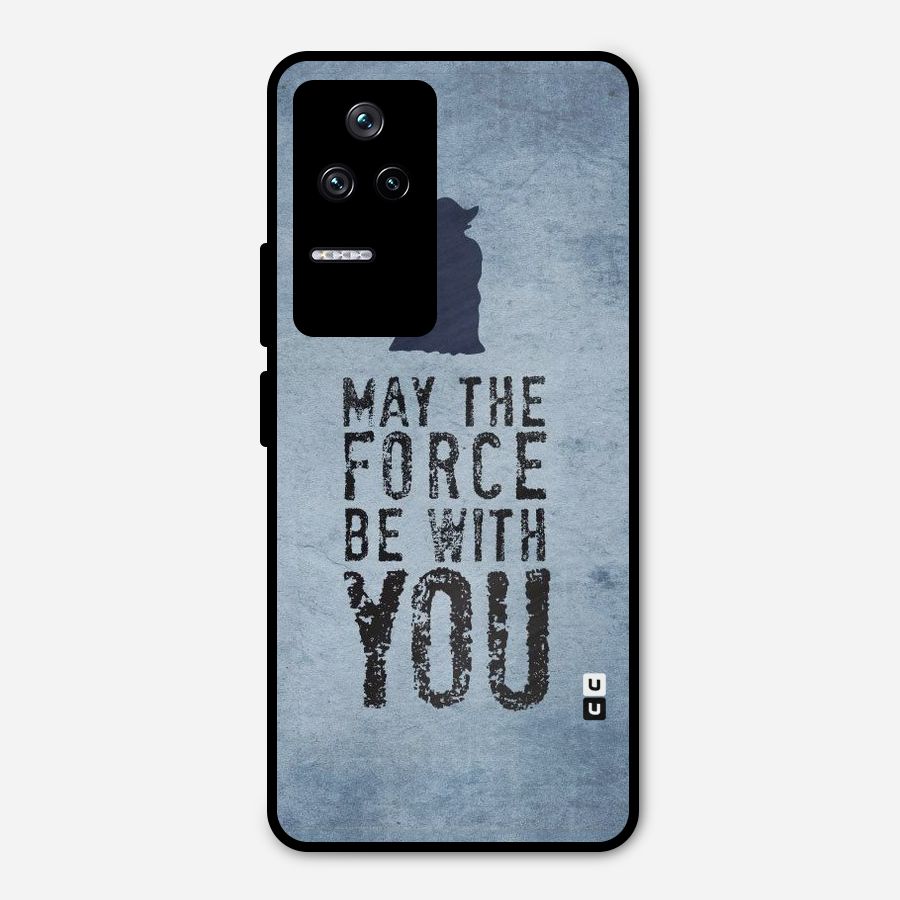 Power With You Metal Back Case for Poco F4 5G