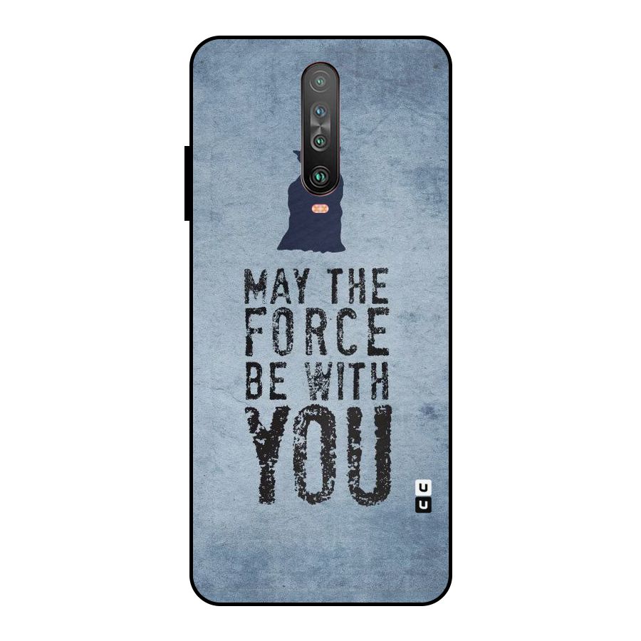 Power With You Metal Back Case for Poco X2
