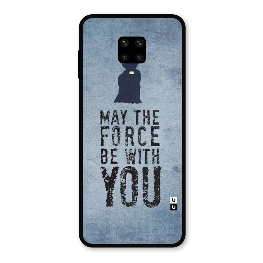 Power With You Metal Back Case for Redmi Note 9 Pro Max