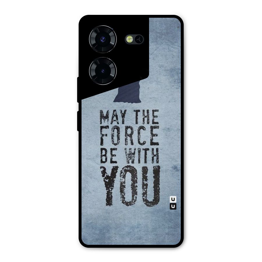 Power With You Metal Back Case for Tecno Pova 5 Pro 5G