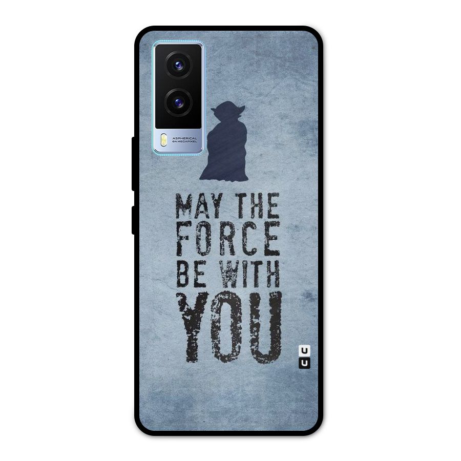 Power With You Metal Back Case for Vivo V21e 5G