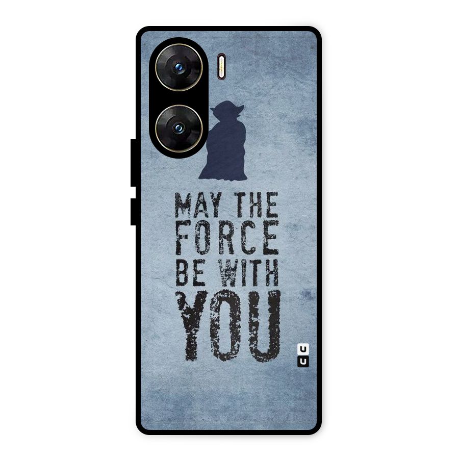Power With You Metal Back Case for Vivo V29e