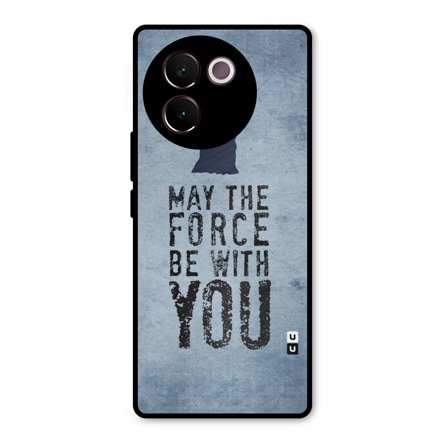 Power With You Metal Back Case for Vivo V30e