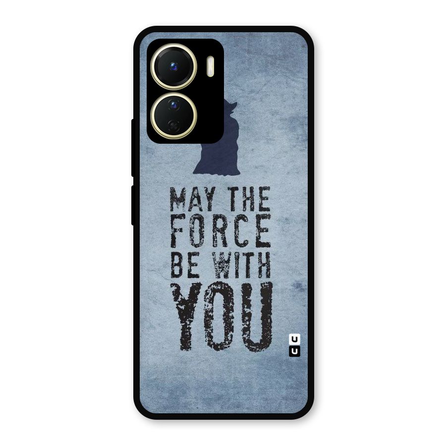 Power With You Metal Back Case for Vivo Y16