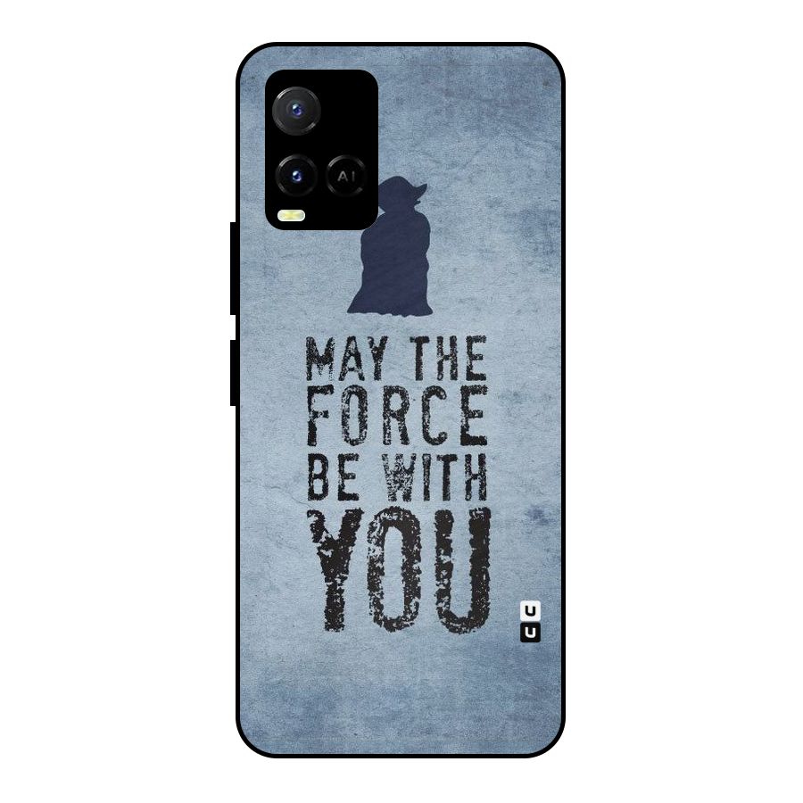 Power With You Metal Back Case for Vivo Y21T