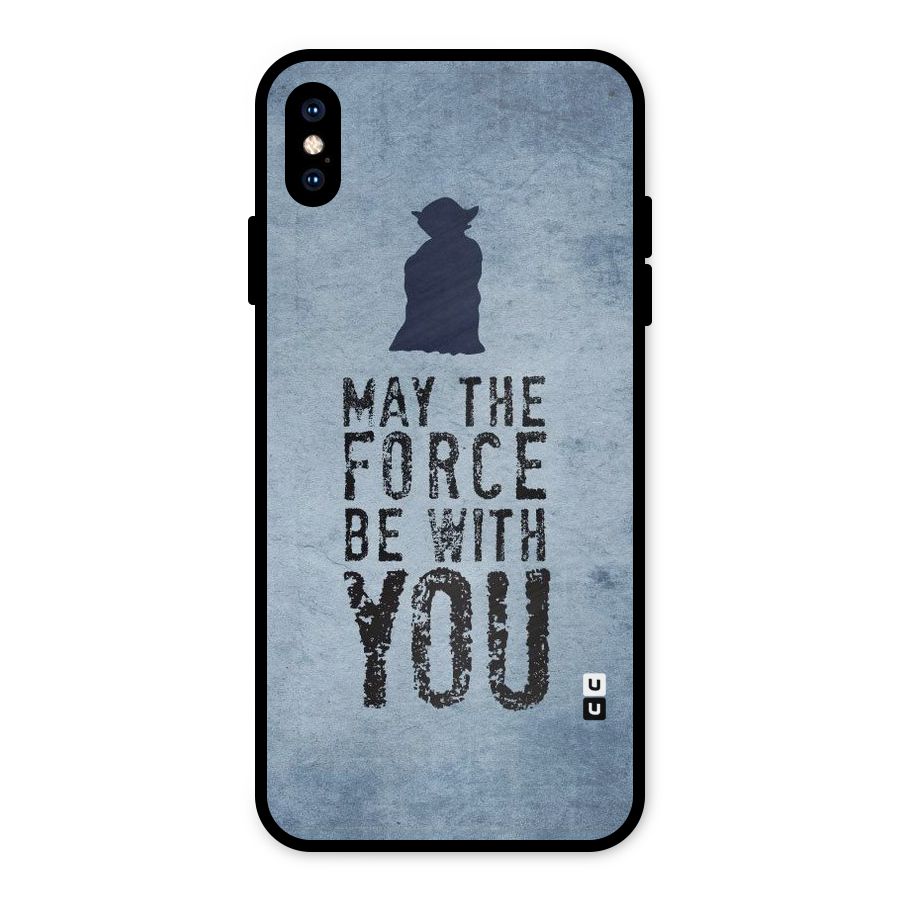 Power With You Metal Back Case for iPhone XS Max