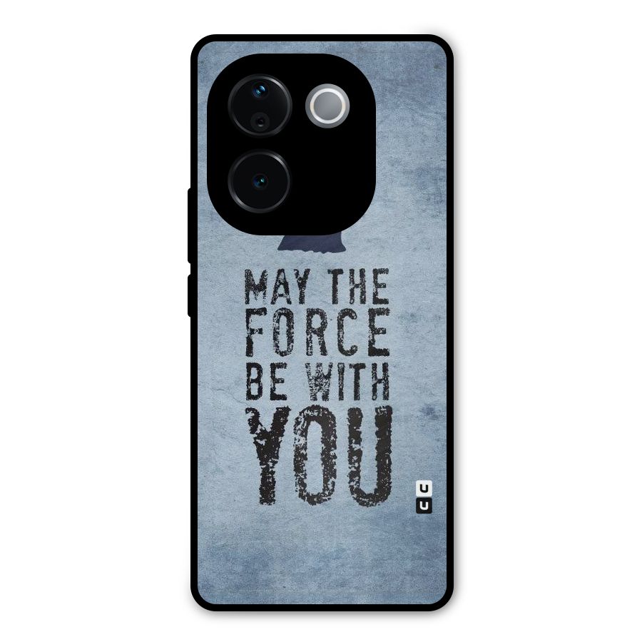 Power With You Metal Back Case for iQOO Z9s Pro