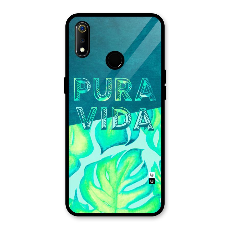 Pre Vida Glass Back Case for Realme 3i