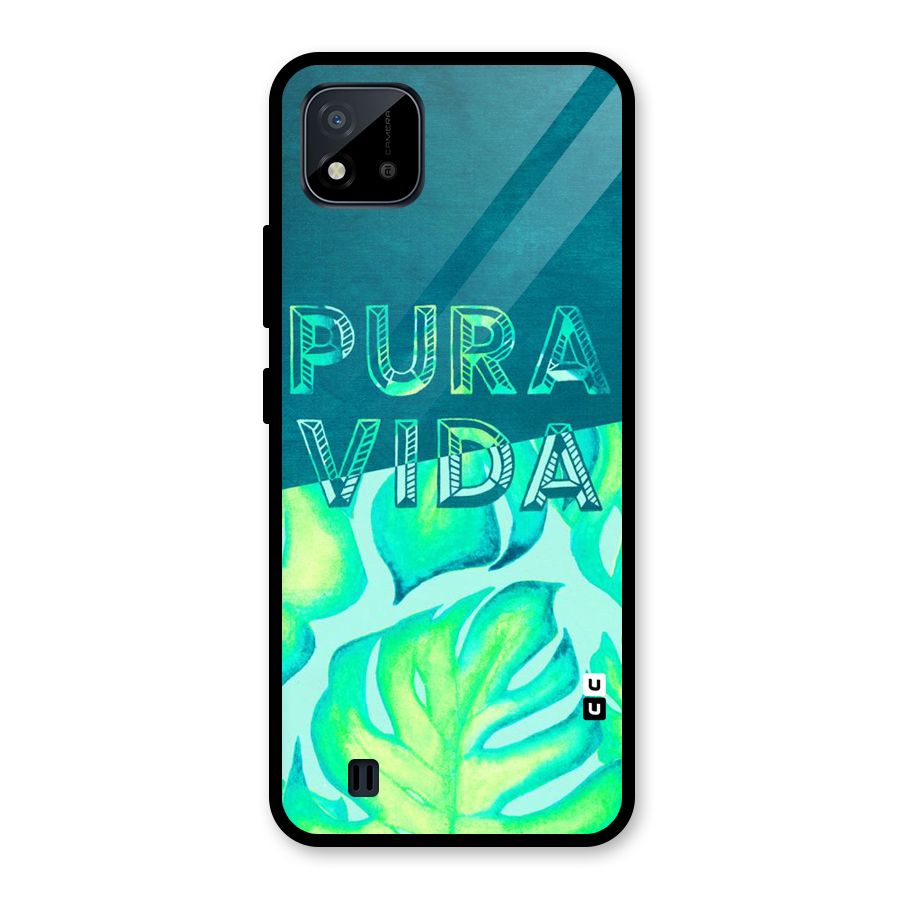 Pre Vida Glass Back Case for Realme C11 2021