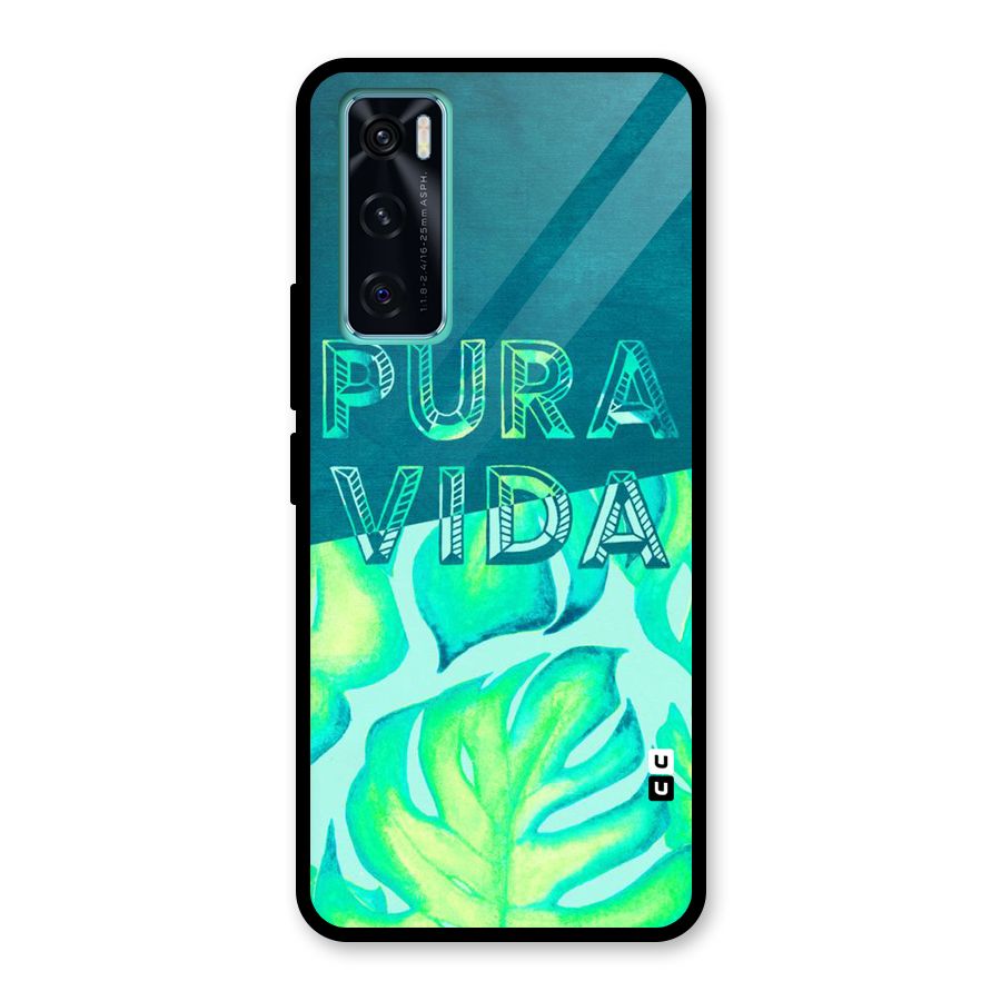 Pre Vida Glass Back Case for Vivo V20 SE