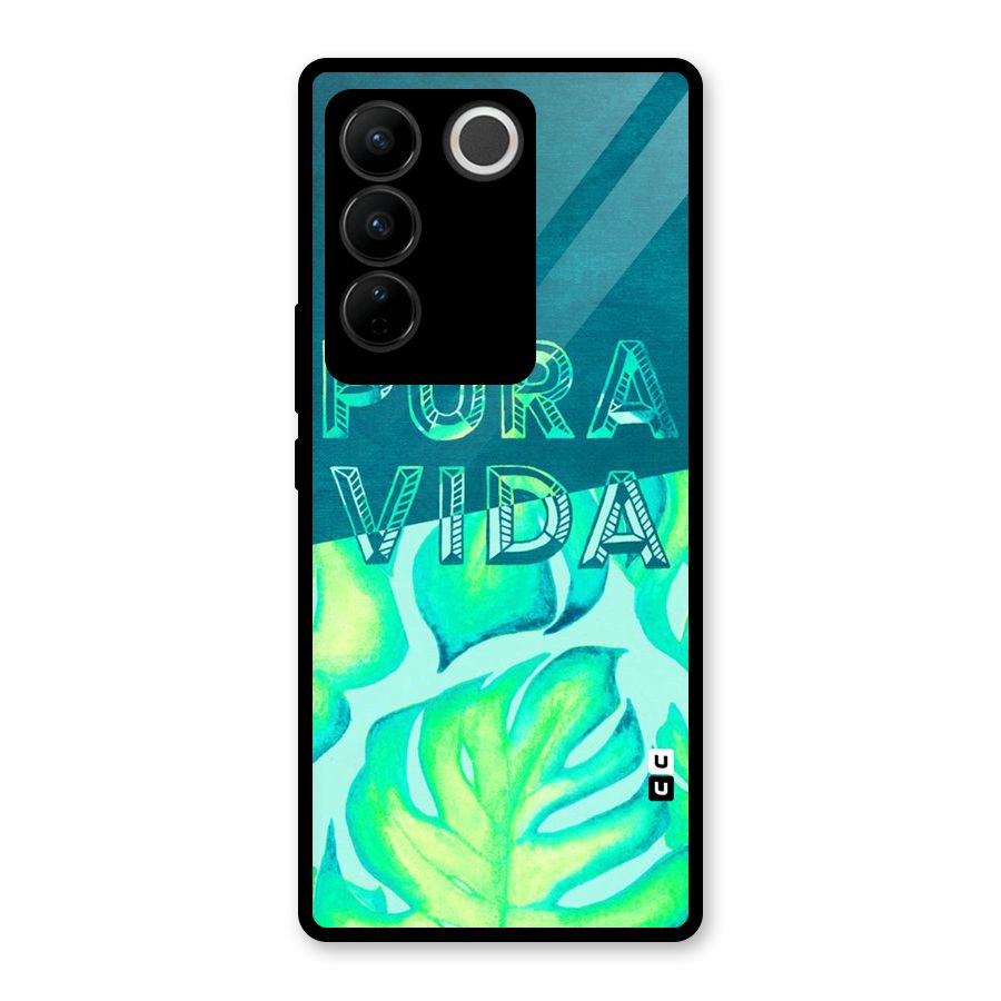 Pre Vida Glass Back Case for Vivo V27 Pro