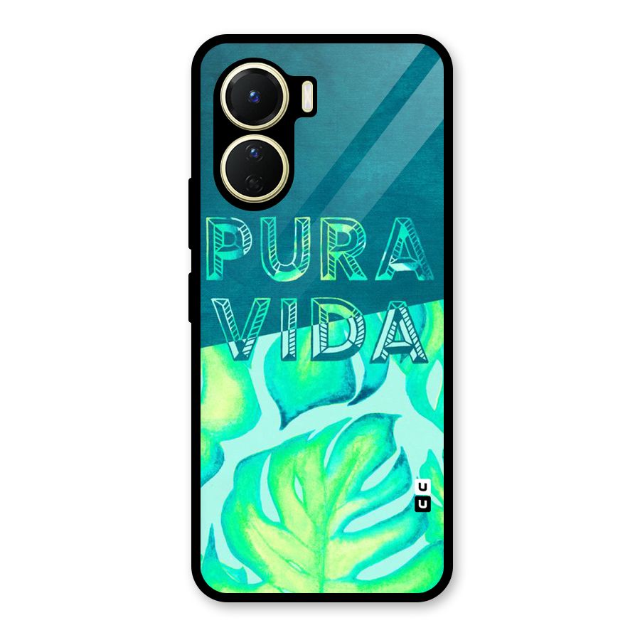 Pre Vida Glass Back Case for Vivo Y16
