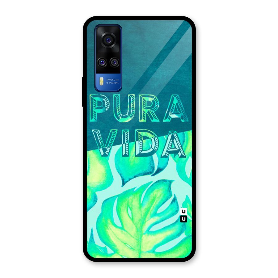 Pre Vida Glass Back Case for Vivo Y31