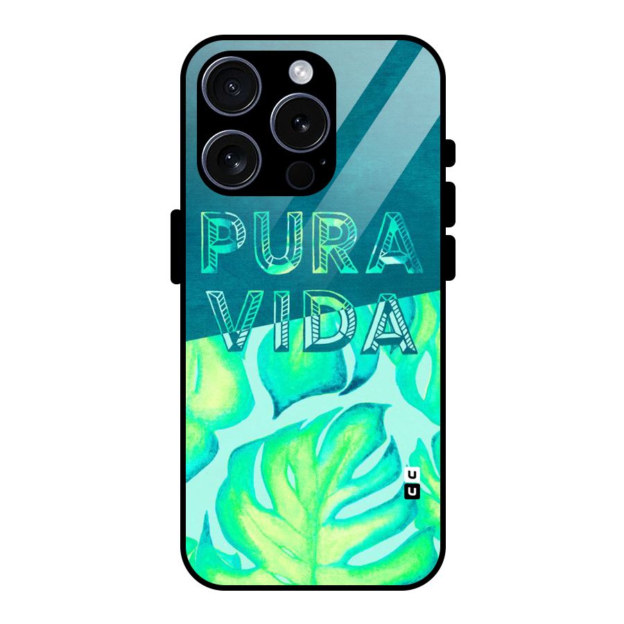 Pre Vida Glass Back Case for iPhone 15 Pro